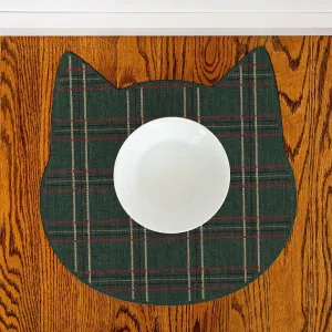 Abby Cat PetFlat | Winter Green - Premium Vinyl Mat