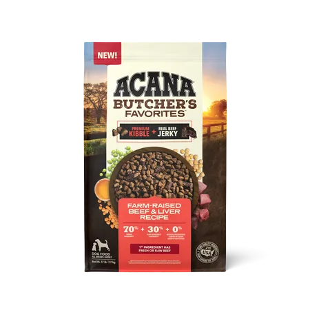 ACANA Butcher's Favorite Farm Raised Beef and Liver Recipe