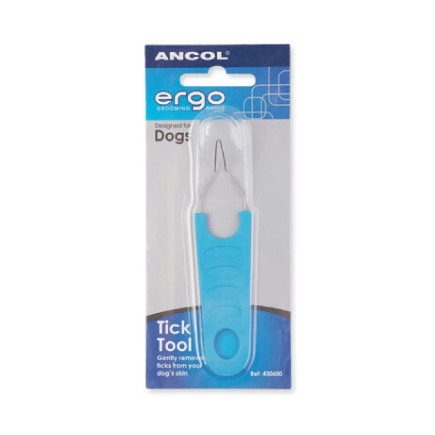 Ancol Ergo Dog Tick Tool - Blue