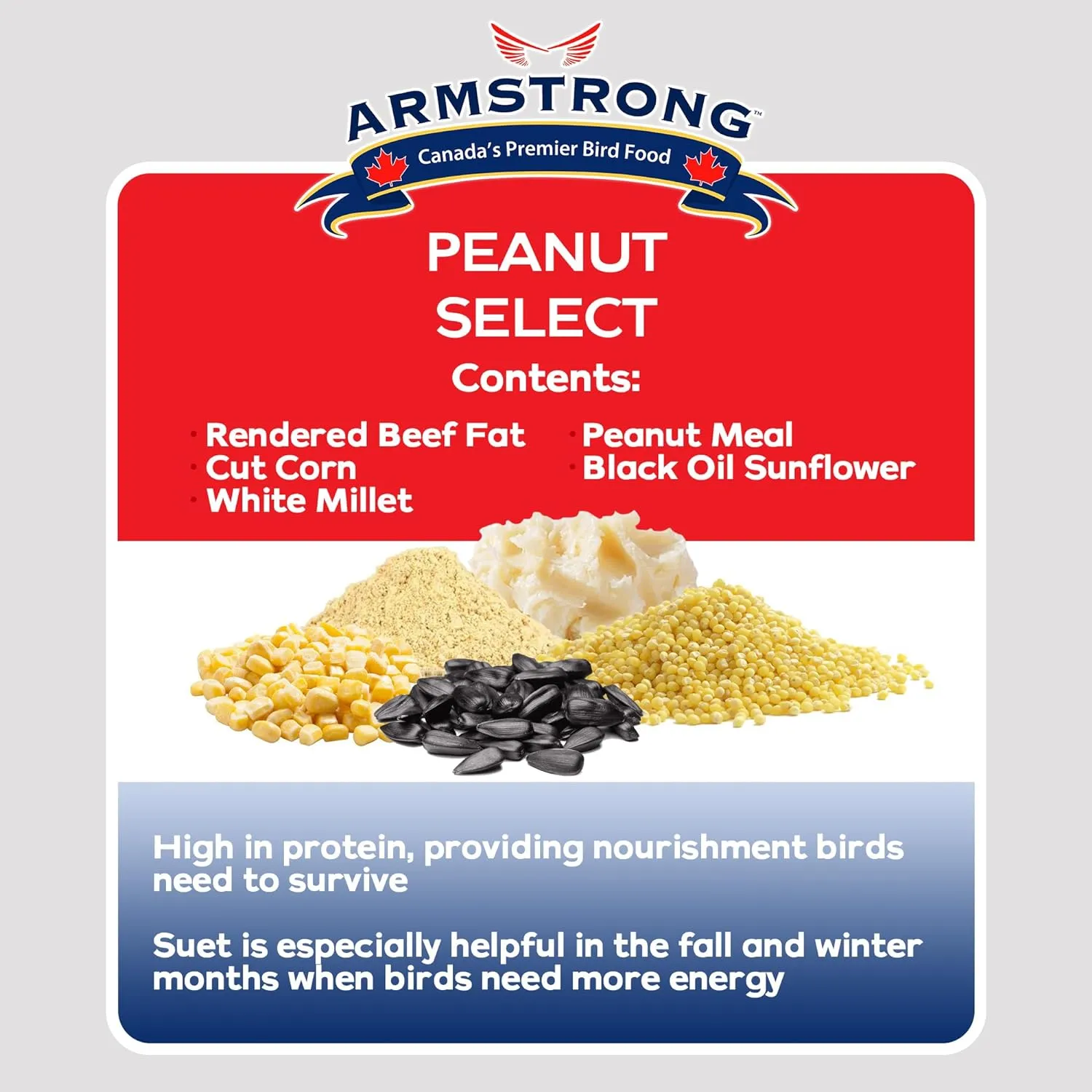 Armstrong Peanut Select Suet 320g
