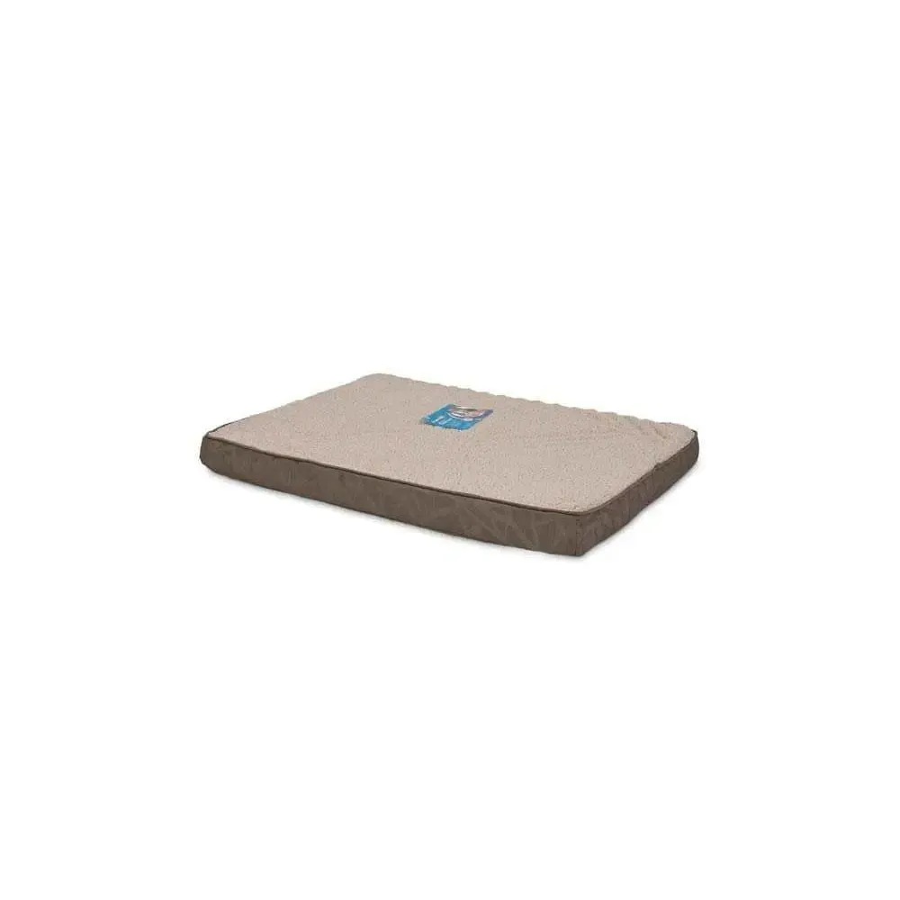 Aspen Pet® Orthopedic Plush/Jacquard Dog Bed 36 X 27 X 3.5 Inch