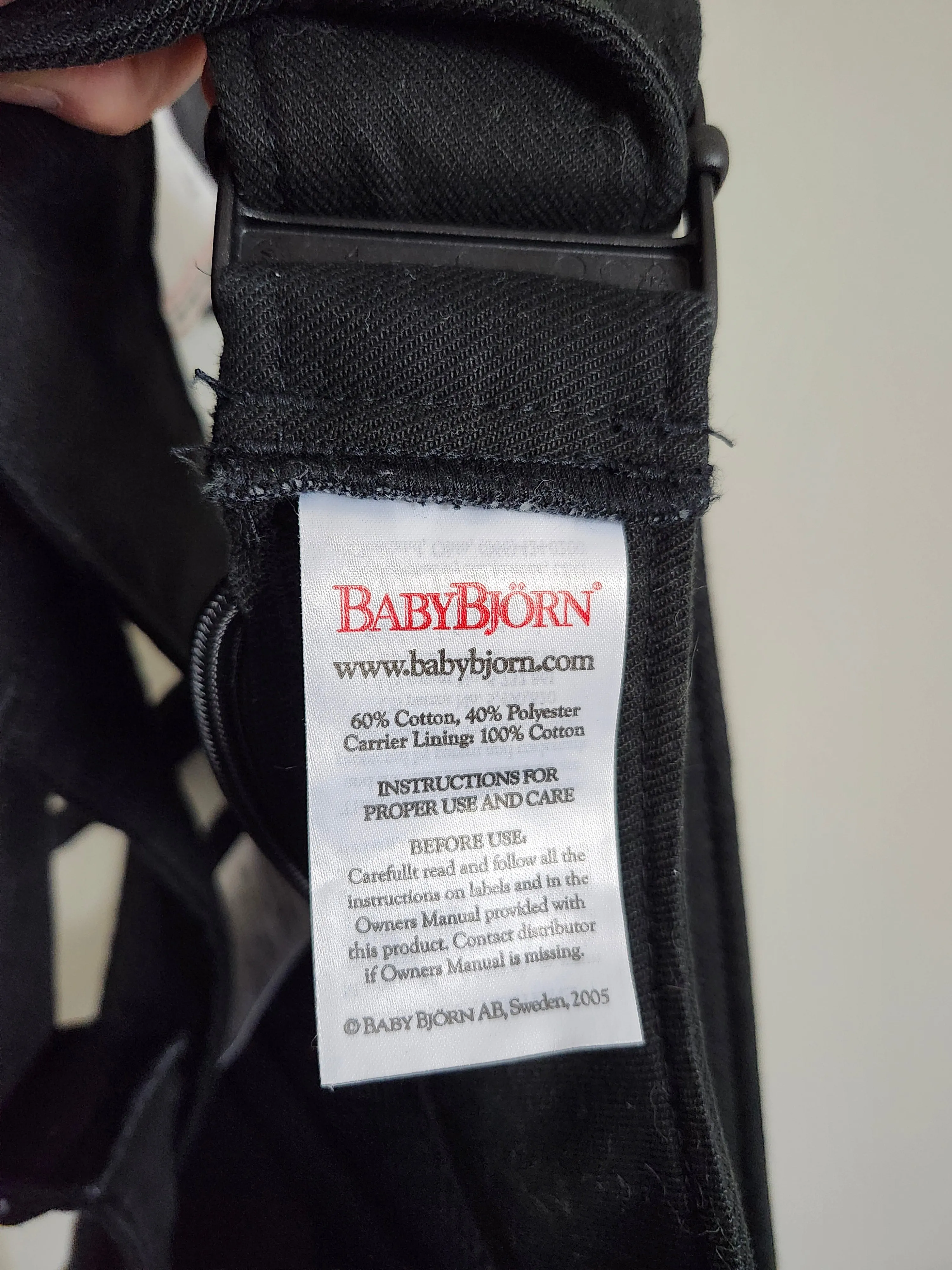 Baby Bjorn Move Baby Carrier, Black