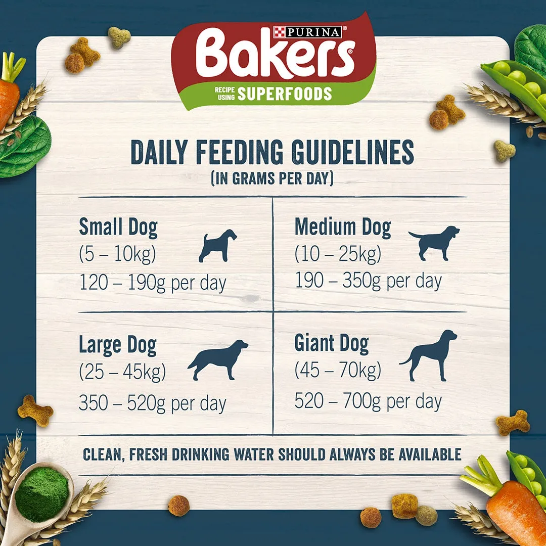 Bakers | Dry Dog Food | Adult | Beef & Country Vegetables