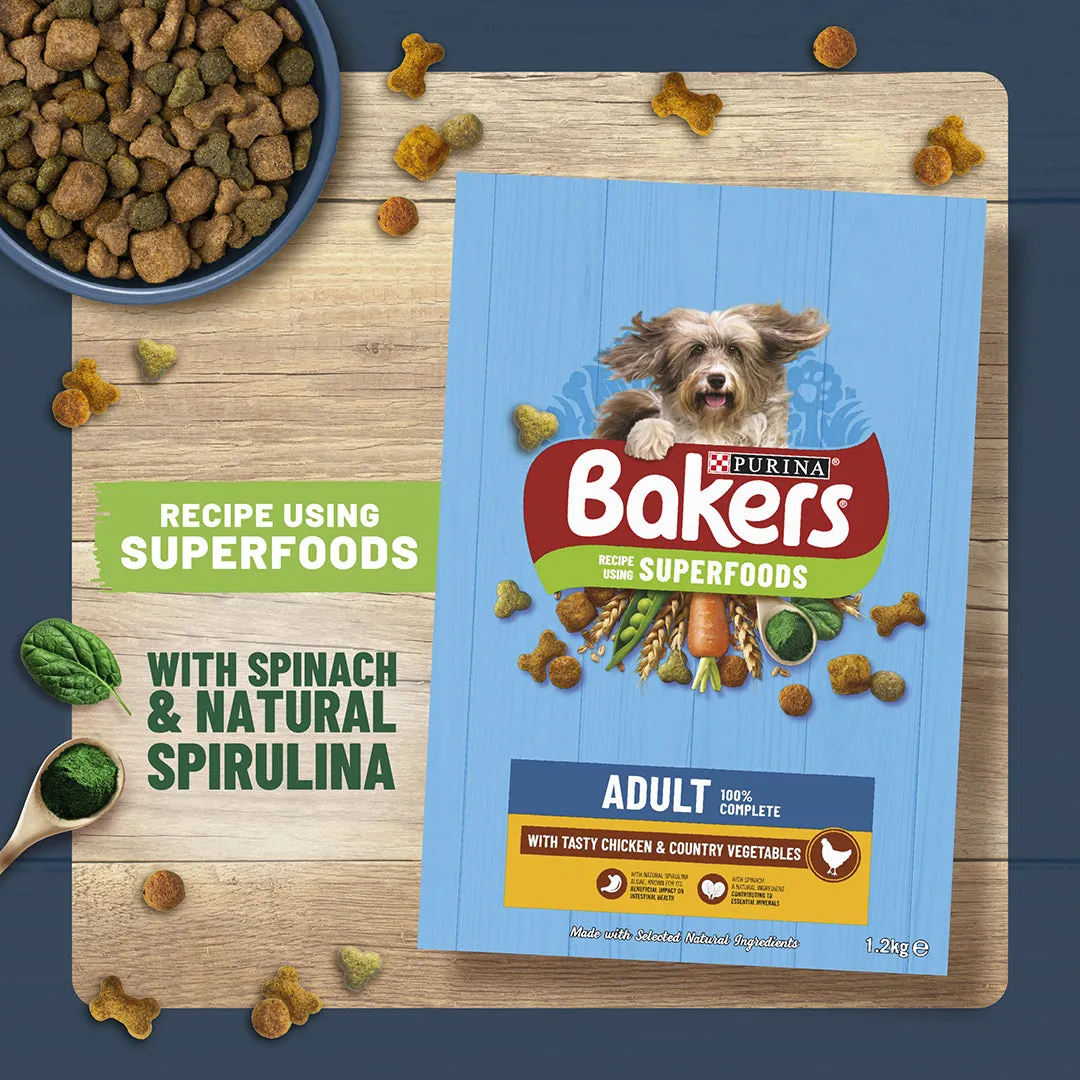Bakers | Dry Dog Food | Adult | Beef & Country Vegetables