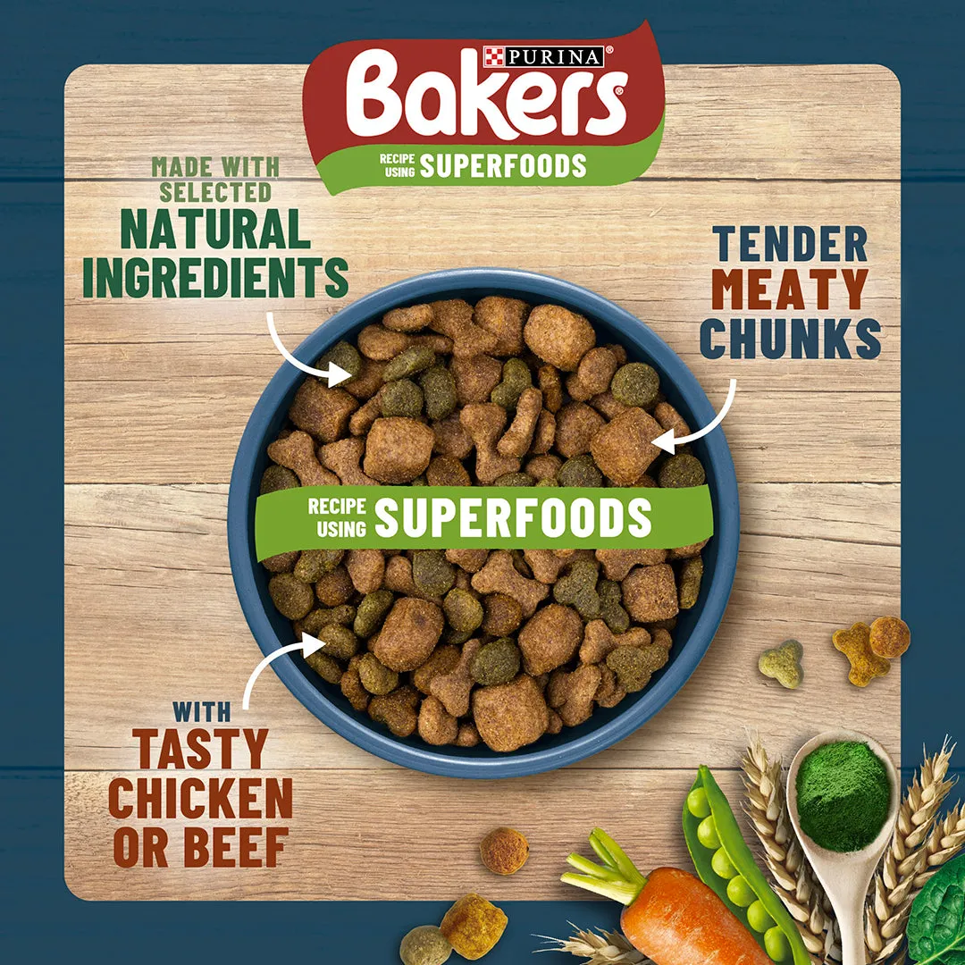 Bakers | Dry Dog Food | Adult | Beef & Country Vegetables