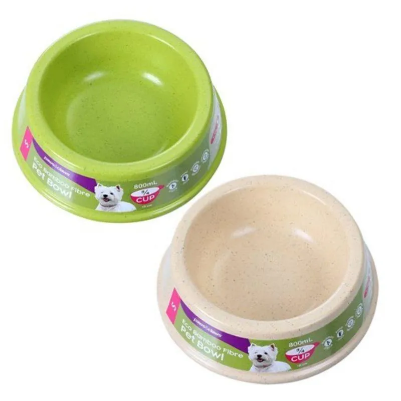 Bamboo Fibre Pet Bowl - 18cm