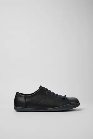 Camper Men's K100249 Peu Leather Casual Sneakers Black