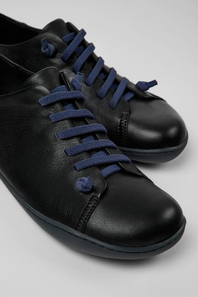 Camper Men's K100249 Peu Leather Casual Sneakers Black