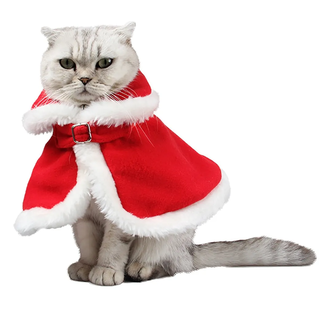 Christmas Costume Cloak For Cat
