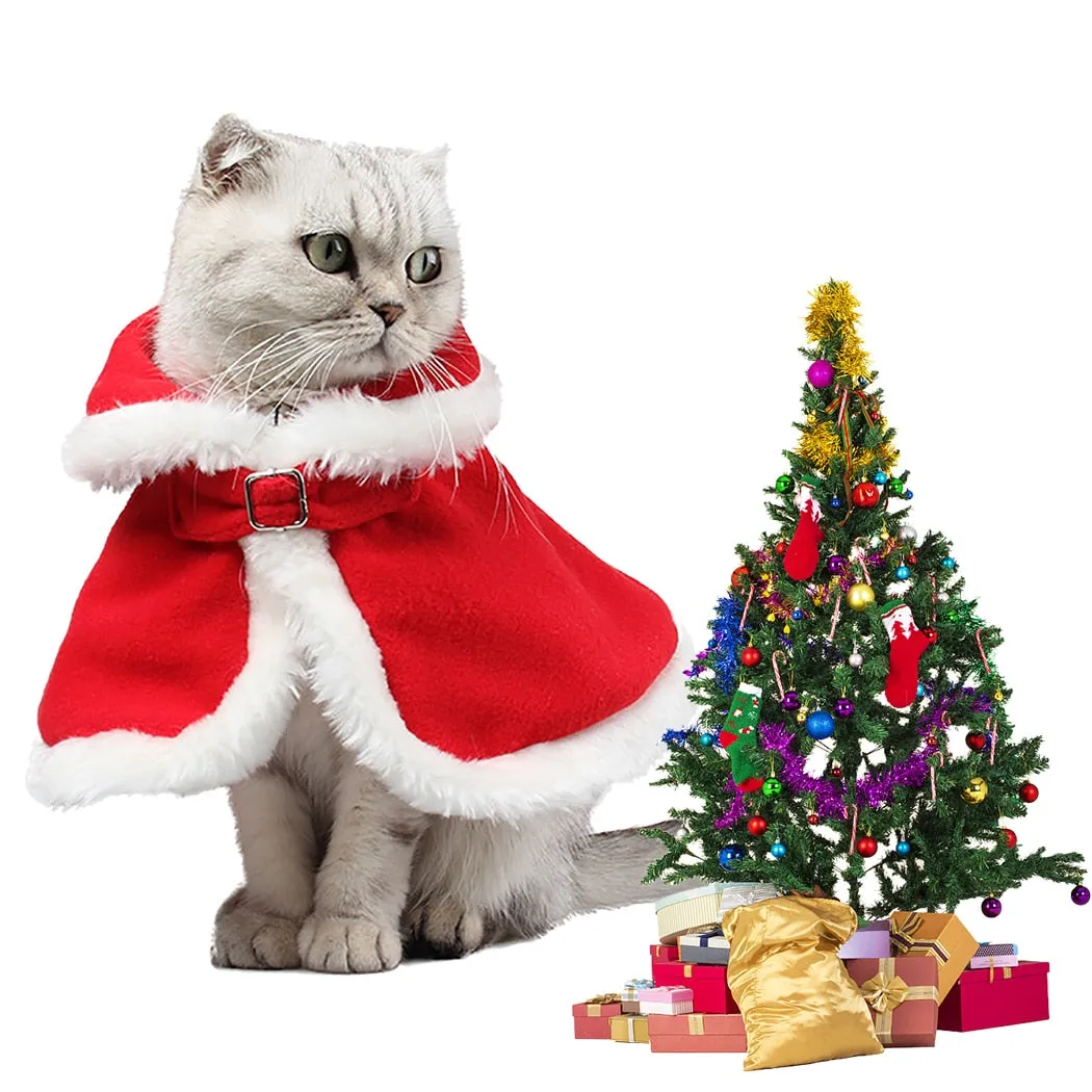 Christmas Costume Cloak For Cat