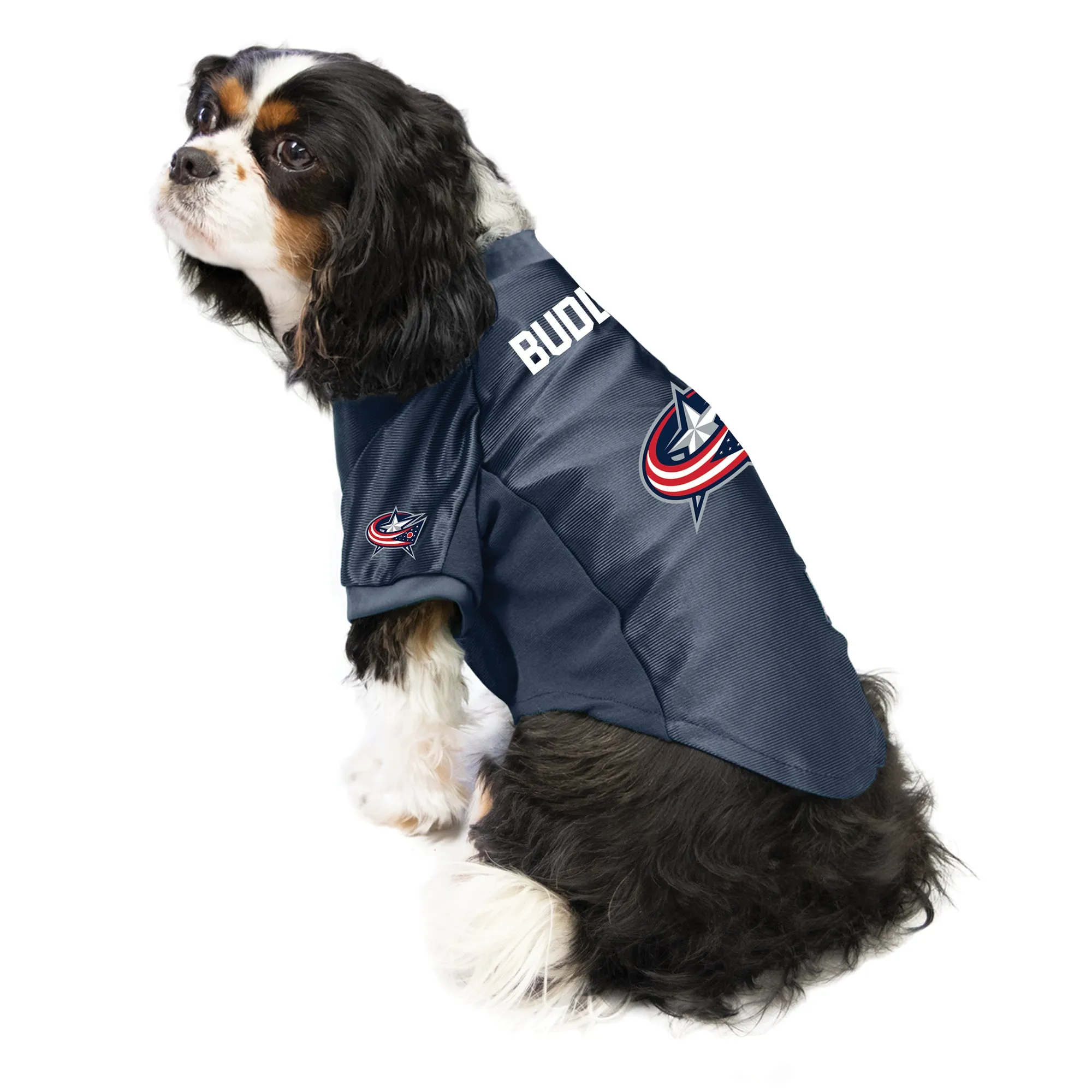 Columbus Blue Jackets Custom Pet Stretch Jersey