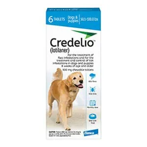 Credelio (lotilaner) Flea & Tick Tablets for Dogs