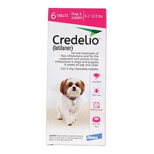 Credelio (lotilaner) Flea & Tick Tablets for Dogs