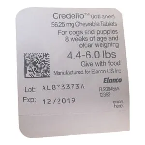 Credelio (lotilaner) Flea & Tick Tablets for Dogs