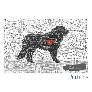 Custom Bernese PetFlat - Premium Vinyl Mat