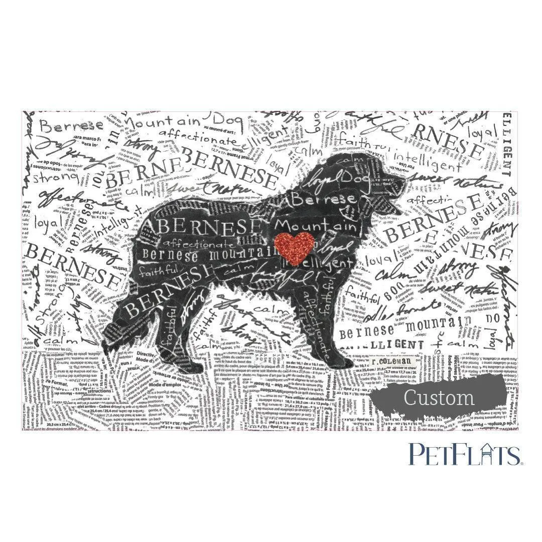 Custom Bernese PetFlat - Premium Vinyl Mat