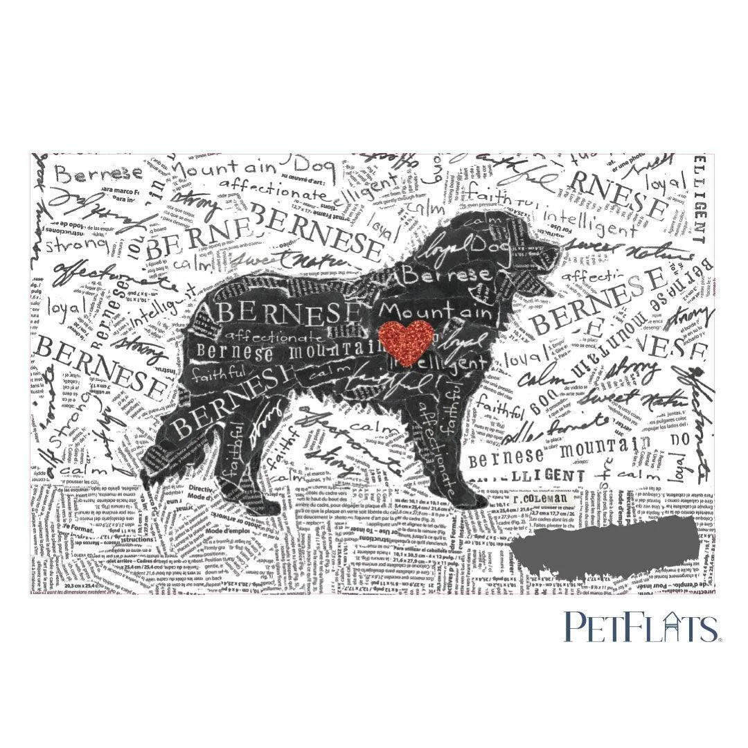 Custom Bernese PetFlat - Premium Vinyl Mat
