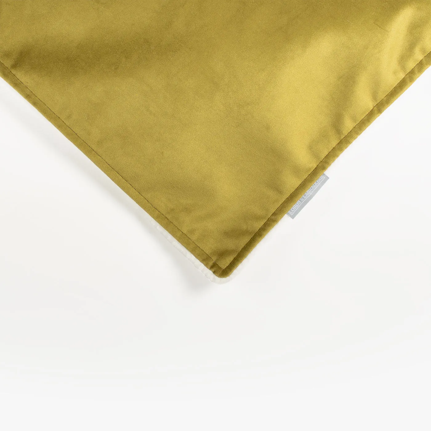 Dog & Puppy Blanket in Olive Velvet by Lords & Labradors