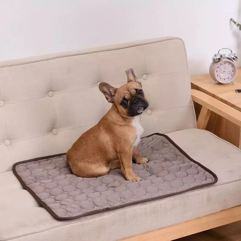 Dog Cooling Mat Pad Washable Breathable Pet Dog Bed