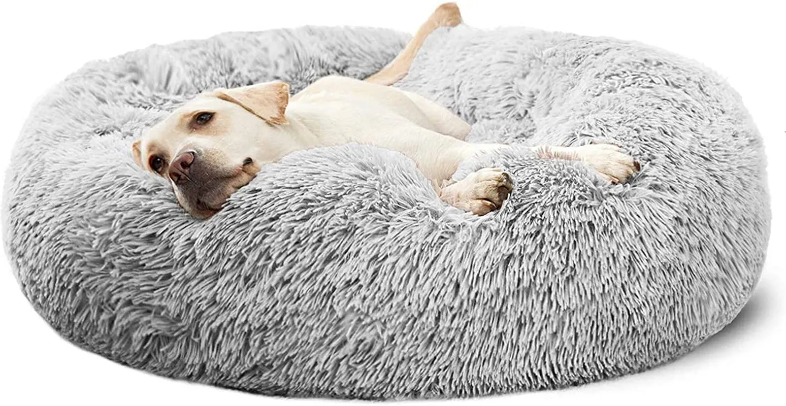 Donut Dog Bed Cuddler, for Medium Large Dogs,