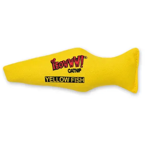 Ducky World Yeowww! Fish Catnip Cat Toys  7 Inch