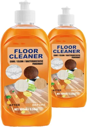 Floor Cleaner Spray, Multi- Vinegar Polish Floor Cleaner and Household Cleaner, All Purpose Floor Cleaner, Floor Cleaner Orange, Floor Cleaner Liquid, Multi-purpose Cleaning (2, A)