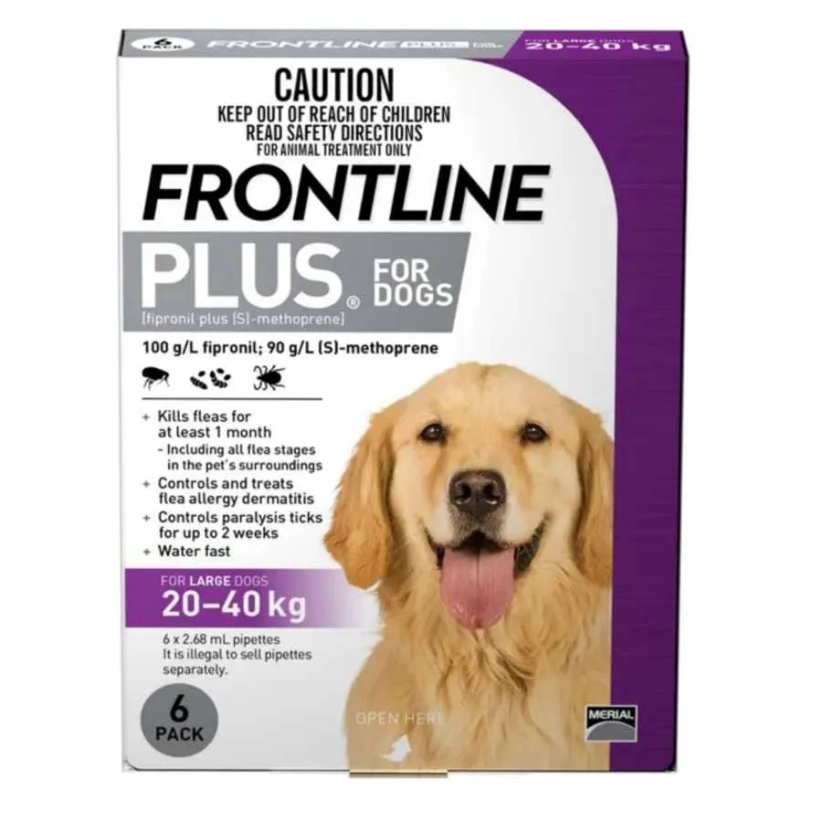 Frontline Plus Dog Large Purple