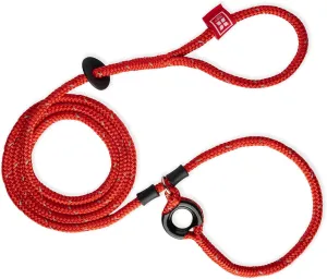 Harness Lead No Pull Dog Harness and Leash Set, Anti Pull Dog Harness for All Breeds and Sizes, One-Piece Cushioned Rope Design Safely Prevents Escaping and Pulling (Medium/Large, Red/Reflective)