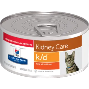 Hills Prescription Diet K/D Chicken Wet Cat Food