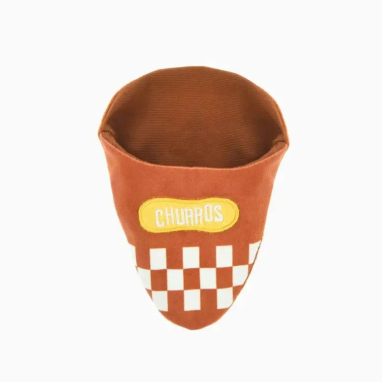 Hugsmart Pet Food Party Churros Interactive Dog Toys