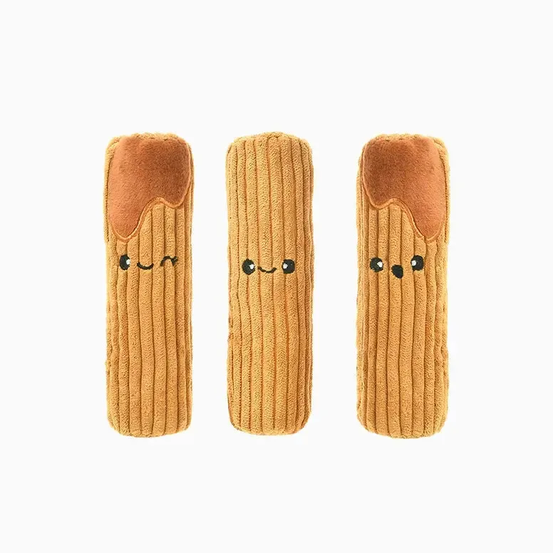 Hugsmart Pet Food Party Churros Interactive Dog Toys