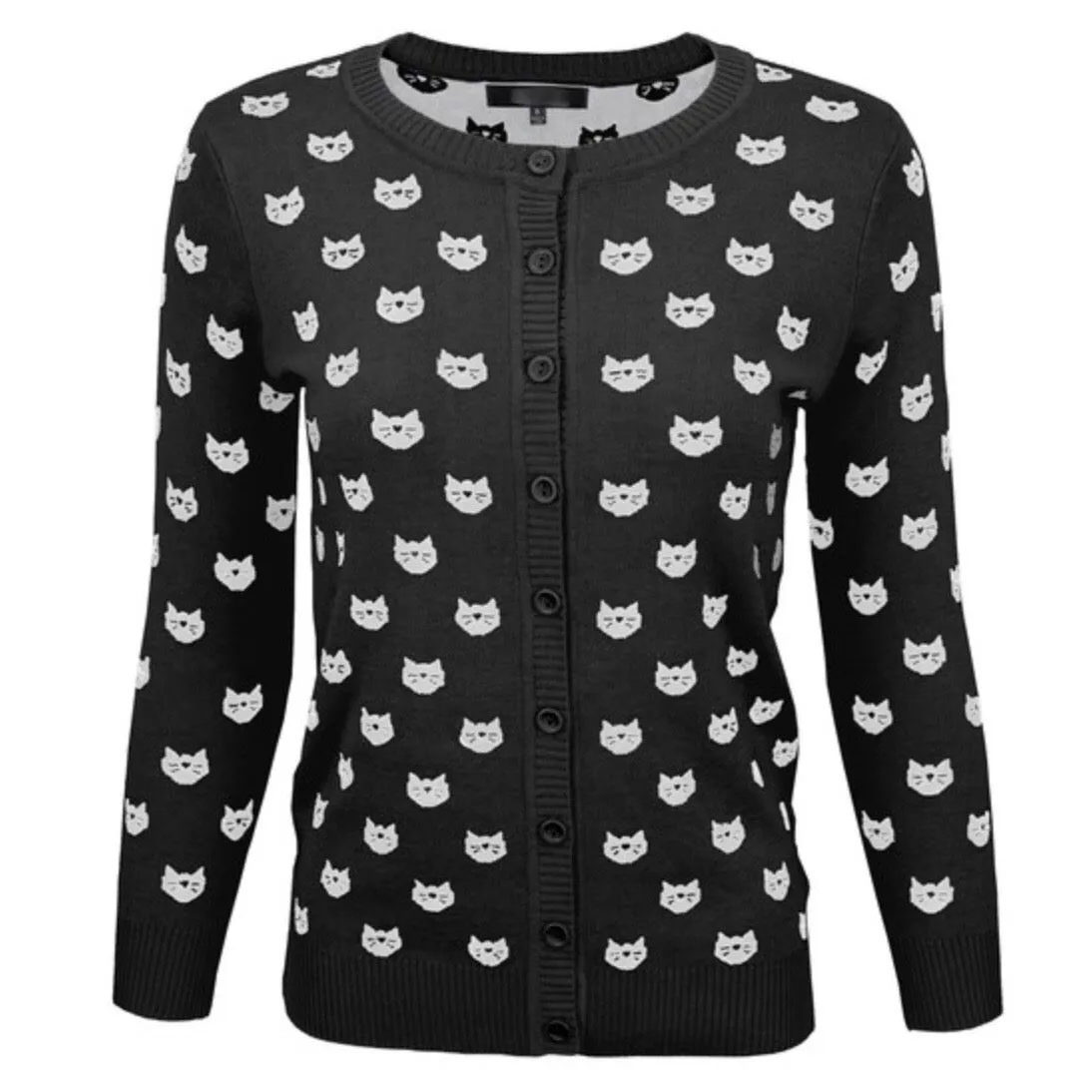 Kitty Face Cardigan