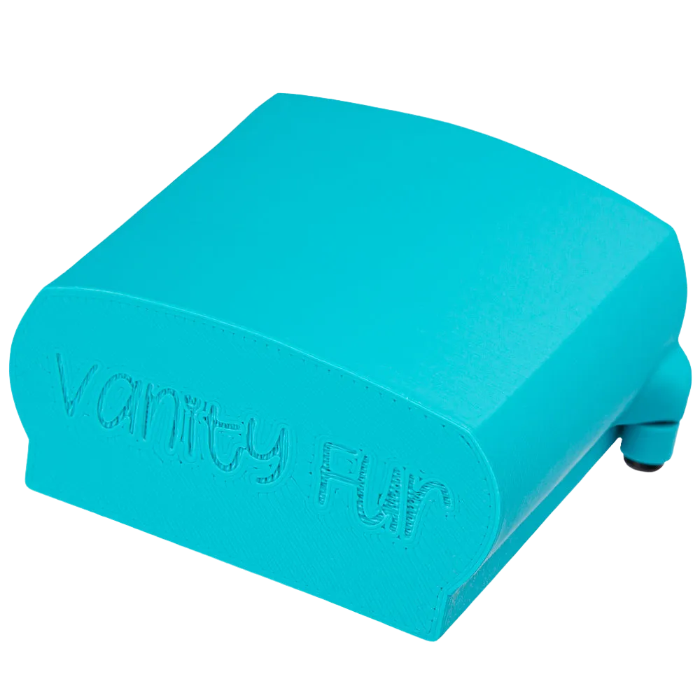 Large Brush Cover Cyan by Vanity Fur