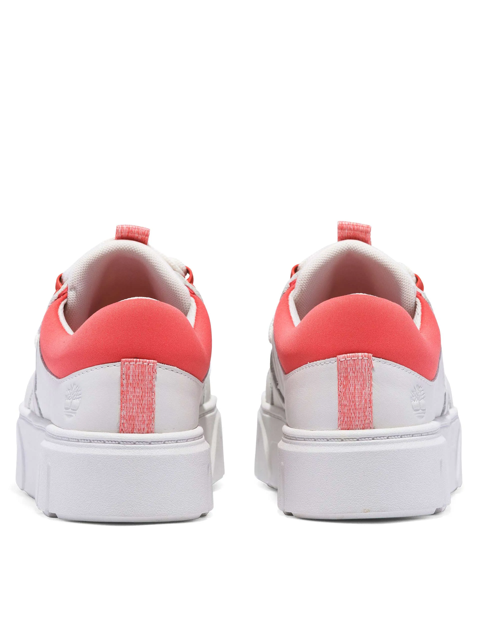 Laurel Court Lace-Up Low Trainer - White