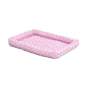 MidWest Homes for Pets QuietTime Bolster Dog Bed Pink 18in X 24in