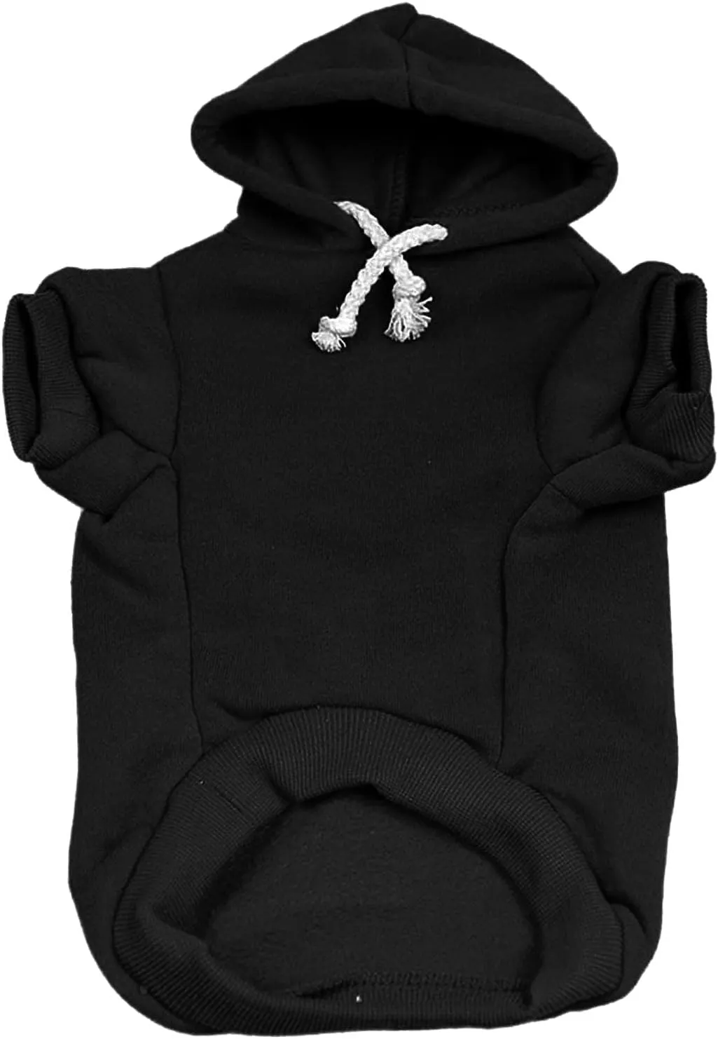 My Humans are Getting Married Annoucement Pullover Fleece Lined Dog Hoodie (Black, Small 224)