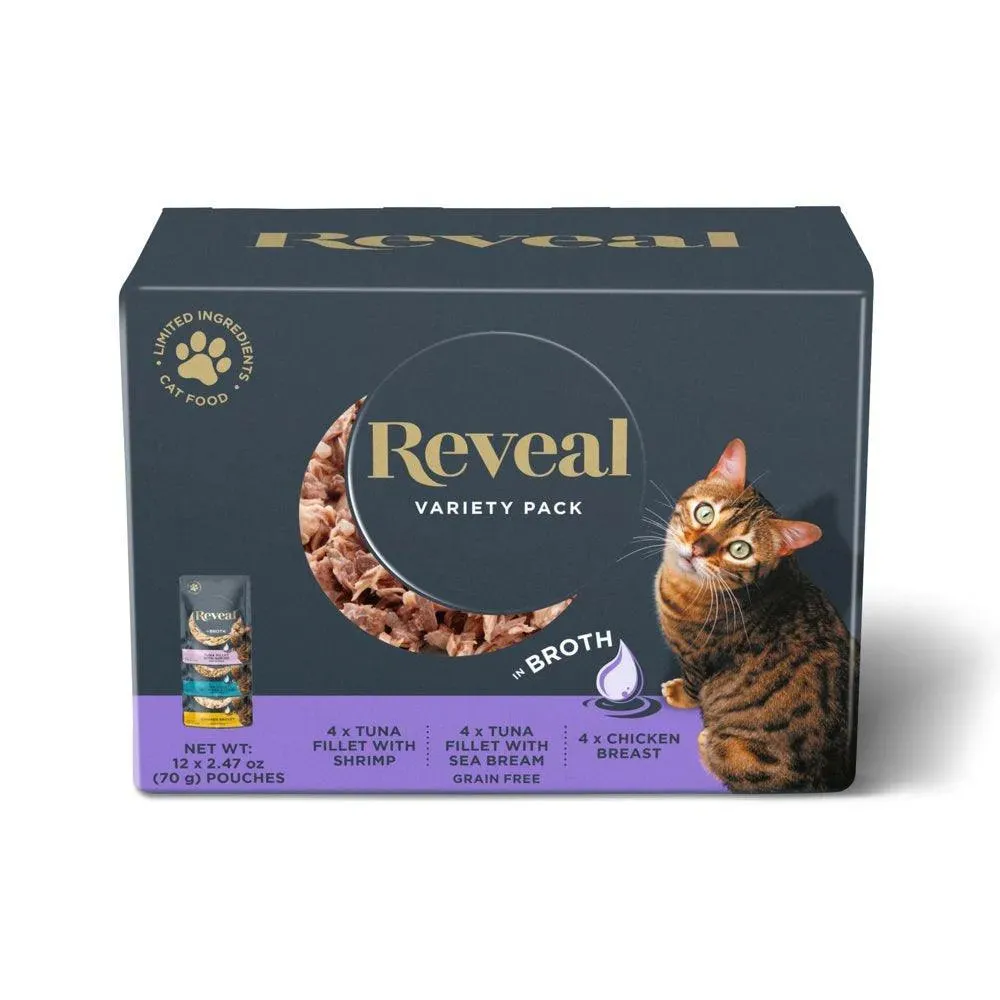 Natural Wet Cat Food Fish Chicken Variety 12 Pack