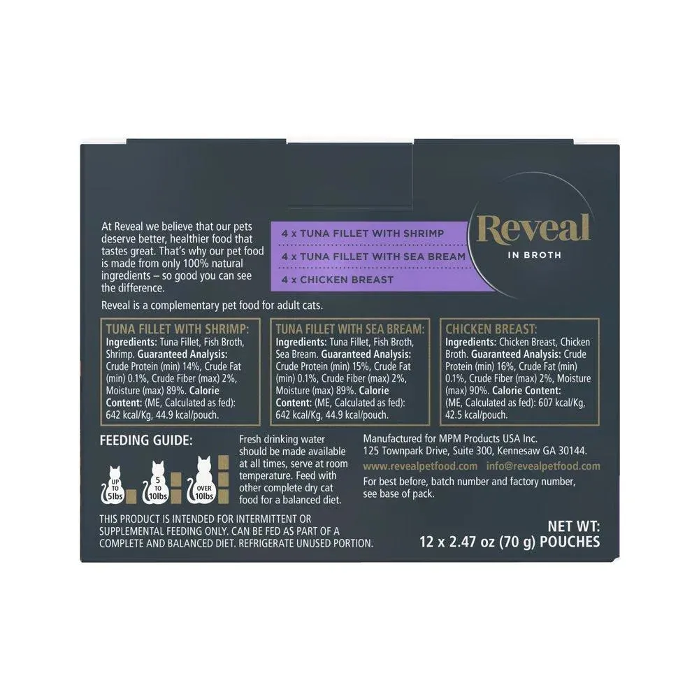 Natural Wet Cat Food Fish Chicken Variety 12 Pack