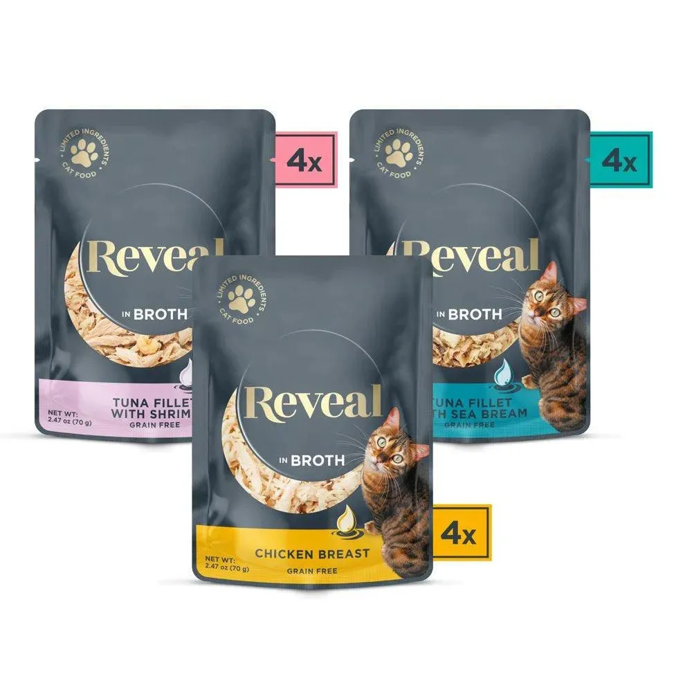 Natural Wet Cat Food Fish Chicken Variety 12 Pack