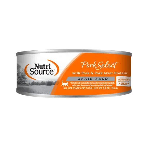 Nutrisource Cat Grain Free Pork & Pork Liver 5Oz