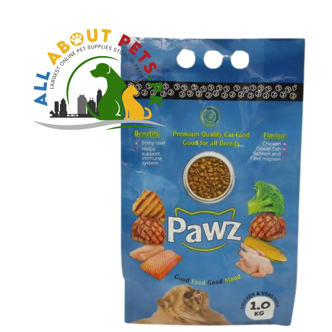 Pawz Premium Quality Cat Food, 0.5 KG ( 500g ) - Good For All Cat Breeds