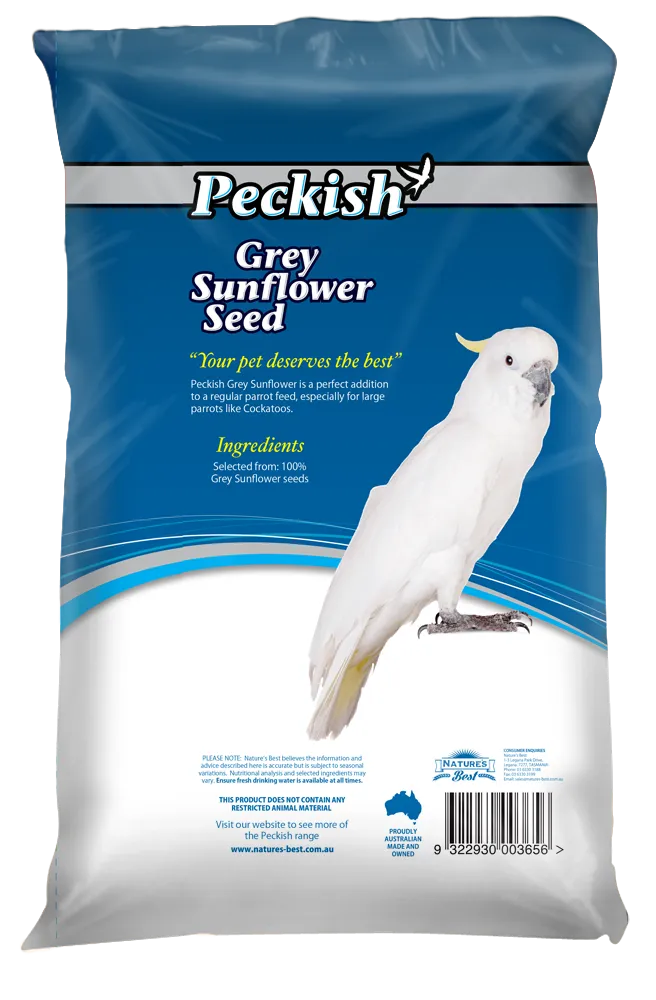 Peckish - Grey Sunflower Seed (15kg)