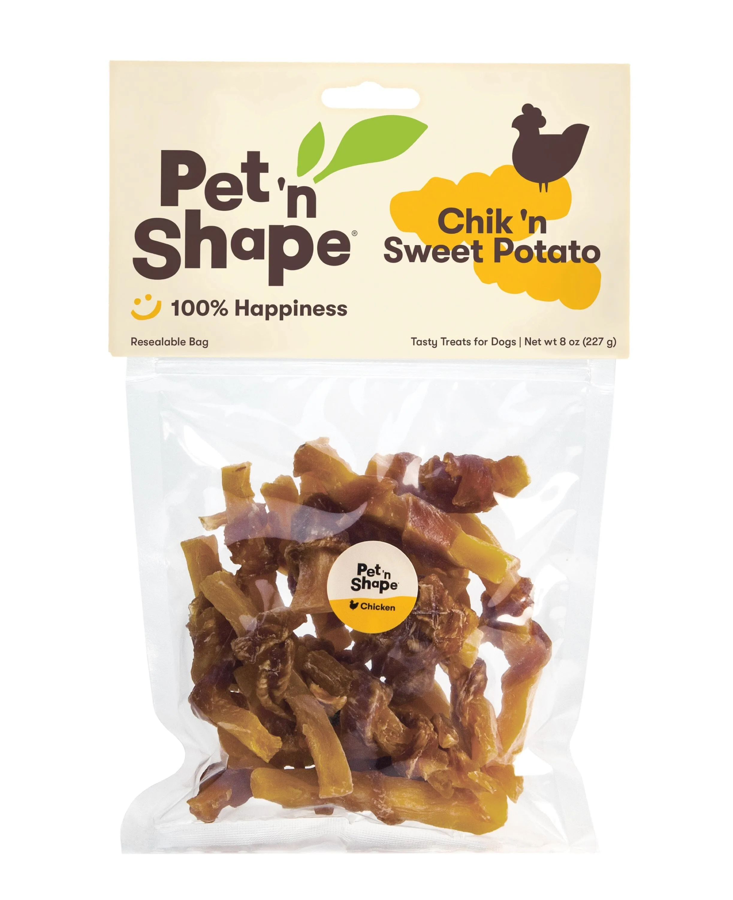Pet 'N Shape Chik 'n Sweet Potato Dog Treat - 8 Oz