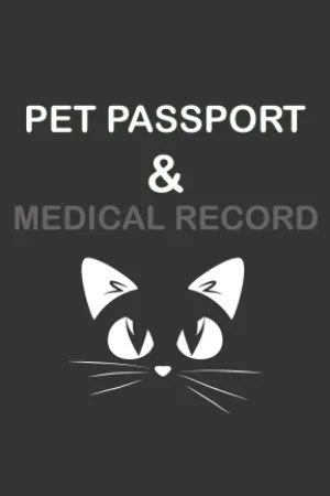 Pet Passport & Medical Record, for Pet Health and Travel Size 4"x 6": Pet Health Record Book and Immunization Log | Track Animal Vaccine Journal Notebook Paperback  March 29, 2022