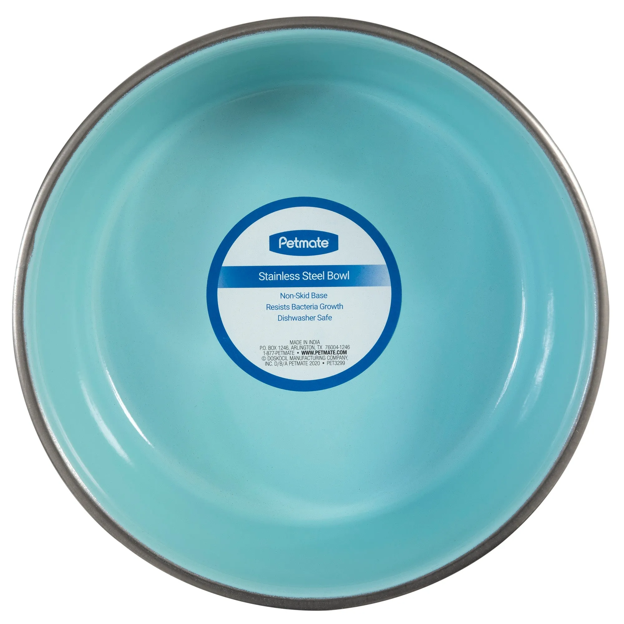 Petmate Painted Stainless Steel Pet Bowls