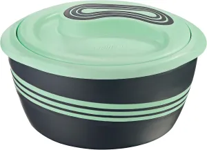 Pinnacle Large Insulated Casserole Dish with Lid 3.6 qt. Elegant Hot Pot Food Warmer/Cooler -Thermal Soup/Salad Serving Bowl Stainless Steel Hot Food ContainerBest Gift Set for Moms  (Green)