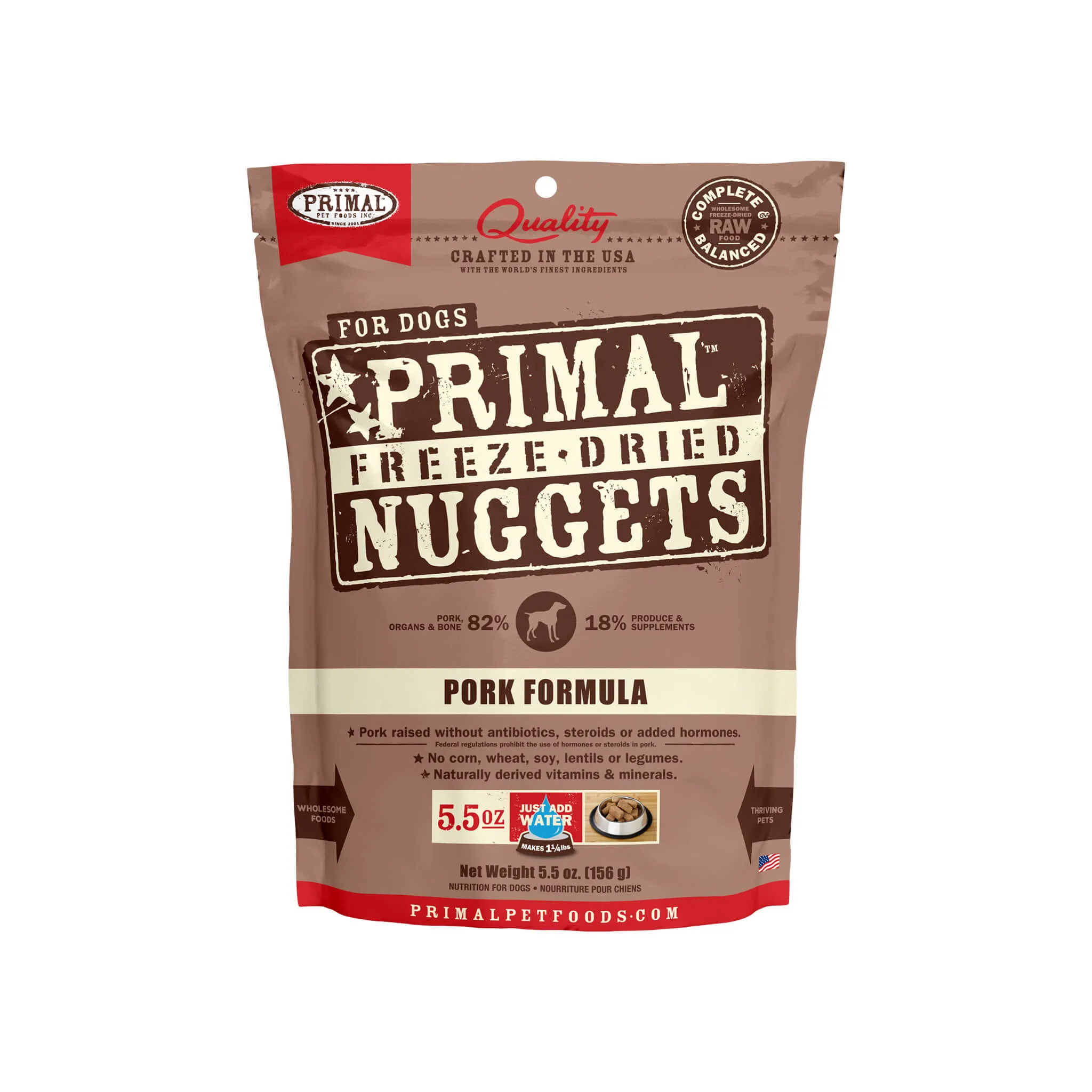 Primal Pet Foods Freeze-Dried Nuggets Dog Food