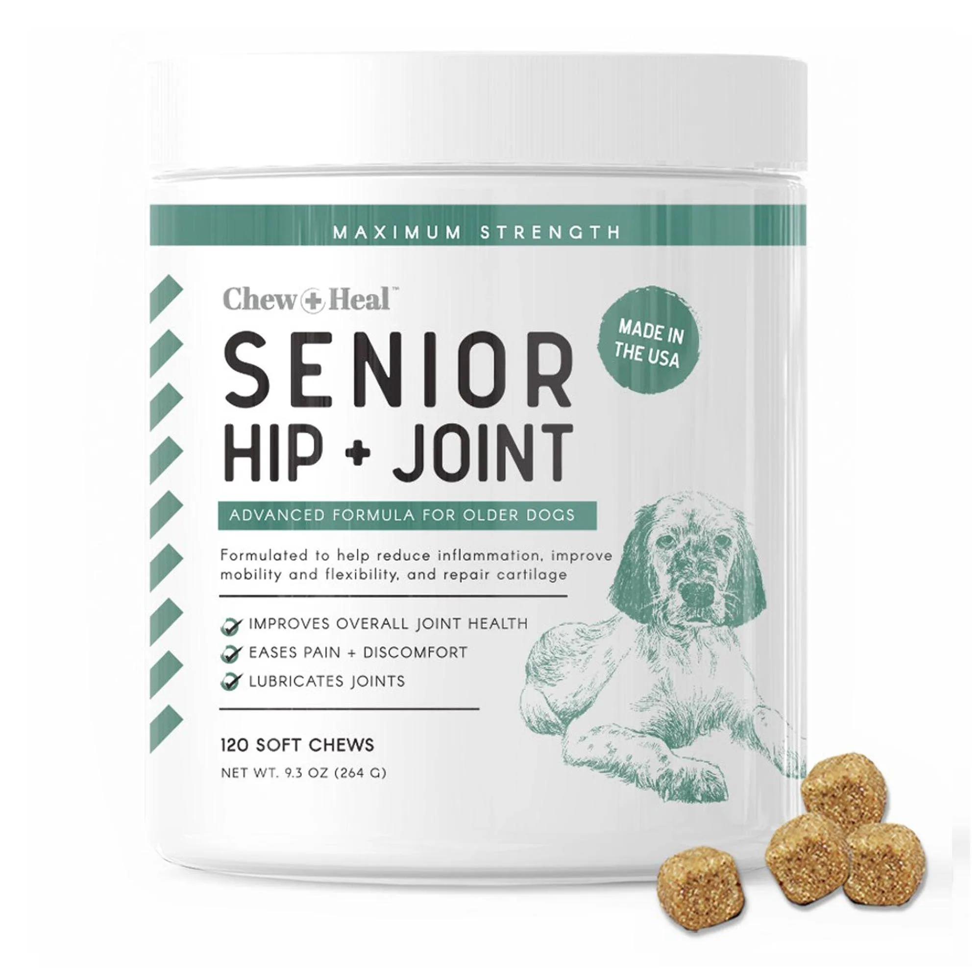 Senior Hip and Joint - Dog Vitamins / 120 Ct