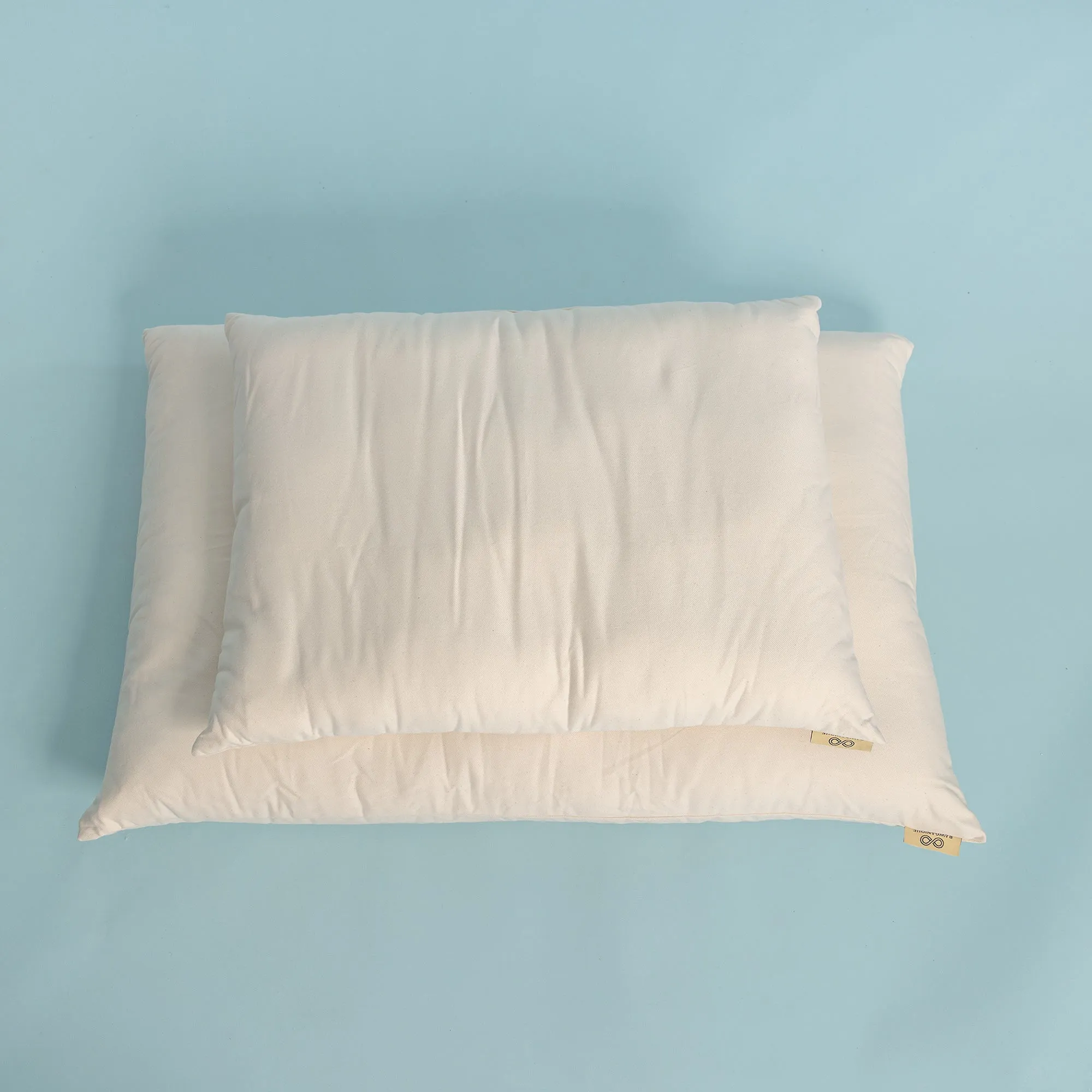 SESAME 100% Organic Cotton Dog Cat Pet Bed (4" High) (Grown & Handmade in USA)