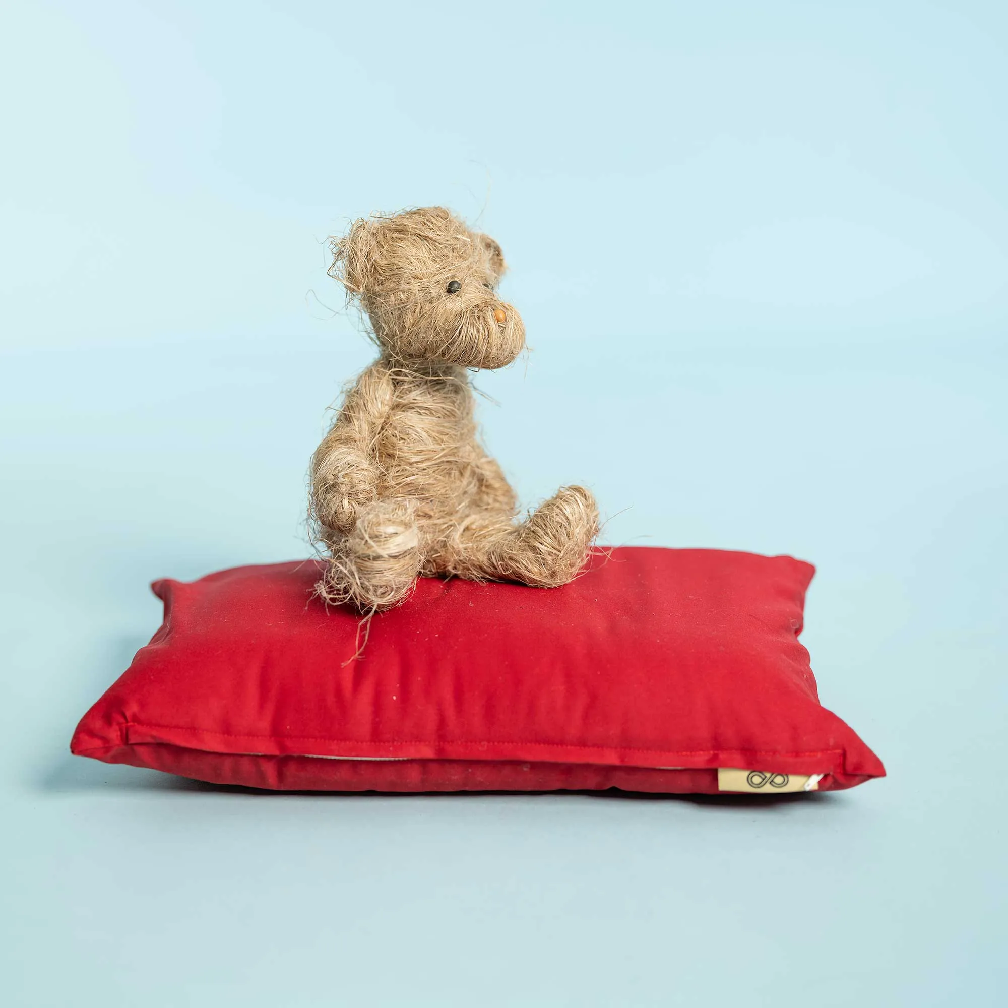 SESAME 100% Organic Cotton Dog Cat Pet Bed (4" High) (Grown & Handmade in USA)